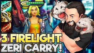 3 Star Zeri - Firelights Zipping Around!! | TFT Into the Arcane | Teamfight Tactics