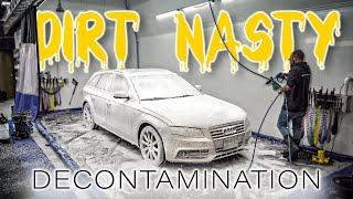 How to use a Decontamination Wash on hammered paint.