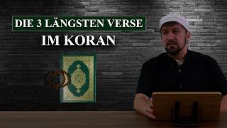 Die drei längsten Verse im Koran | Furkan bin Abdullah