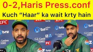 0-2  Haris Rauf unhappy over criticism on young players | Humari haar ka kuch loog wait krty hain