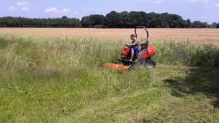 Rider P525D mit Müthing Schlegelmäher