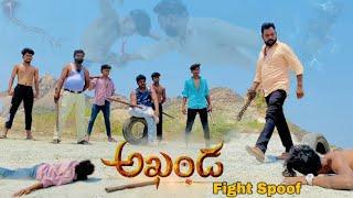 Akhanda Fight Scene Spoof || Direction_VenuI Royal | #akhanda #fight || Venu Royal