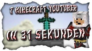 7 Minecraft-Youtuber in 31 Sekunden | [GermanEntertaining]