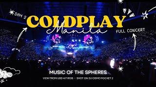 COLDPLAY MANILA Day 2 [Full Concert] 1/20/2024 ⦵∞ View from Upper Box D | Philippine Arena