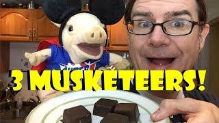 3 Ingredient Recipes: 3 Musketeers Style Candy Bars