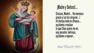 ! Madre y Señora! - Poesía Mística de la Hna Tarsicio de San José, hpm nacida en Sta Lucía Maracaibo