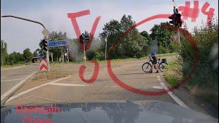 Dashcam Chaos - Lebensmüde Fahrradfahrer, Kreisverkehre und mehr … - Video No. 4