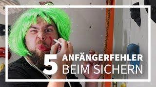 Die 5 häufigsten ANFÄNGERFEHLER beim Sichern | Einfach Klettern