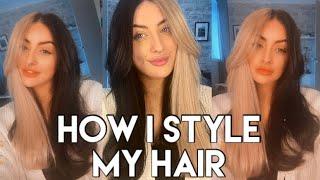 HOW I STYLE MY HALF AND HALF HAIR (AND BANGS) || CHARLIE SMARK