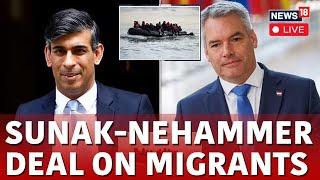 Rishi Sunak Travels To Austria For Illegal Migration Talks With Chancellor Karl Nehammer Live | N18L