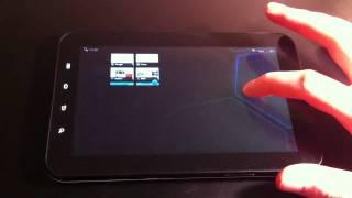 Galaxy Tab running Honeycomb (Android 3.0)