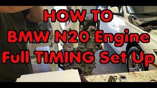 How to set up BMW F30 N20 engine full timing - Torque specification and full timing set up