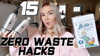 15 ZERO WASTE LIFE HACKS! | THINGS I STARTED BUYING | easy sustainable lifestyle hacks + swaps