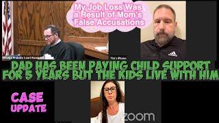 Case Update: Dad has been Paying Child Support for 5 years but the Kids live with Him |