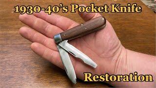 WWII Era Pocket Knife Restoration - Robeson Cutlery