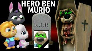 TALKING HERO BEN MURIÓ - My Talking Tom Friends - AMONG US - R.I.P. HERO BEN