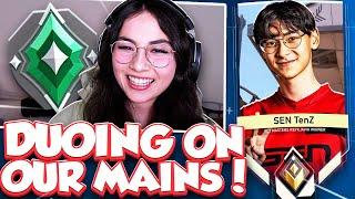 DUOING WITH TENZ ON OUR MAINS !!! | Kyedae