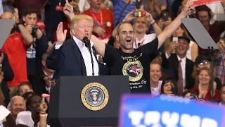 Trump surprises 'yuge' fan at Florida rally