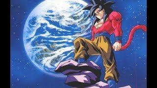 Goku transforms into Super Saiyan 4(DbGT)HD