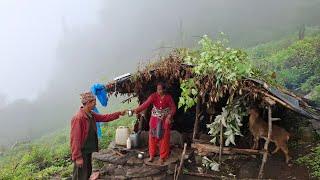 Best Nepali Mountain Village Life | Rainy Day | Very Peaceful and Relaxing Village Life | Real Life