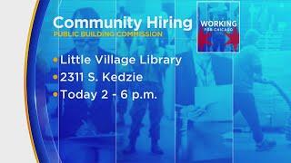 Public Building Commission of Chicago hosting hiring event at Little Village Library Thursday