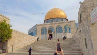 Jerusalem. Temple Mount. Dome Of The Rock, Al-Aqsa Mosque. The most famous place in the world.