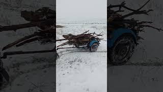 Перекур Застрял с прицепом дров.#иж #ижпланета
