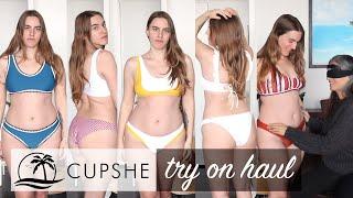 Touch My BIKINI Challenge!! | CUPSHE | Midsize Swimwear Try On Haul