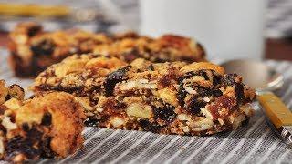 Fruit and Nut Bars Recipe Demonstration - Joyofbaking.com