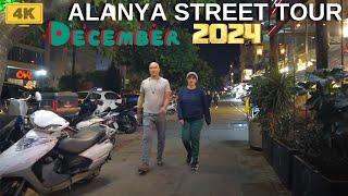 ALANYA TURKEY WALKING TOUR 2024 DECEMBER / ALANYA ANTALYA TURKEY HOLIDAY TURKEY TRAVEL 4K VIDEO