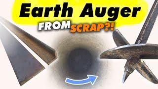 DIY Build Earth Auger - Post Hole Digger / Dig Plant Holes