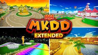 M64 MKDD Extended v2 - The BIGGEST Double Dash ModPack! (32 NEW Custom Tracks)