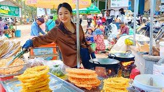 Cambodia Street Food Tour in Countryside Market & City, Seafood, Fish, Shrimp, Fruit, & More