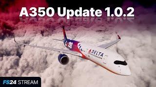 iniBuilds A350 Update 1.0.2 • More WASM crashes than before • MSFS 2024