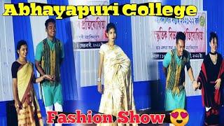 Abhayapuri College week Fashion Show 2022  || First time Fashion Show at Abhayapuri College ||