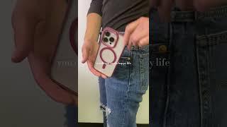 iPhone 16 Clear MagSafe Case with Purple Trim: Stylish & Functional!