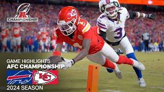 Buffalo Bills vs Kansas City Chiefs Game Highlights | AFC Championship NFL 2024 Season