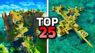 TOP 25 BEST NEW VILLAGE SEEDS For MINECRAFT 1.21! (Minecraft Bedrock Edition Seeds)