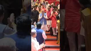 PM Modi welcomed by leaders upon his arrival for NDA Parliamentary party meeting | #shorts