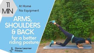 Riding Posture & Frame (arms, shoulders & back) | Workouts for Equestrians