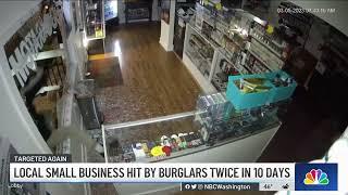 Alexandria Small Business Hit by Burglars Twice in 10 Days | NBC Washington