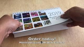 2019 Bible Reading Desk Calendar for Jehovah's Witnesses