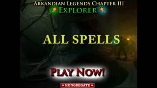 Arkadian Explorer All Spells