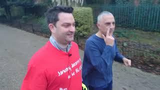 Andy Yacoub, CEO of Healthwatch Suffolk, and I round Christchurch Pk