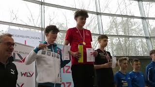 1.500m U18 männlich Österreichische Hallen-Staatsmeisterschaften 23. 2. 2025 TipsArena Linz