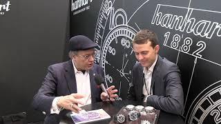 The Hanhart CEO shows off some new releases at the Dusseldorf Watch Fair