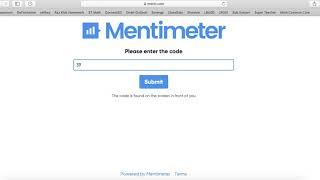 How to log in to a menti meter quiz