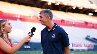 Coach Brennan on HS Girls Flag Football Camp | Arizona Football