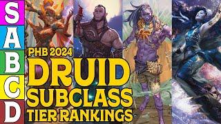 2024 Druid Subclass Tier Rankings for D&D 5e