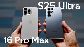 Samsung Galaxy S25 Ultra vs iPhone 16 Pro Max - Das sind die Unterschiede!